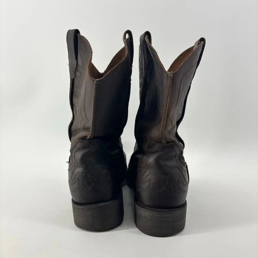 Ariat Size 12 Extra Wide Brown Leather Western Boot Cowboy Style 10010944